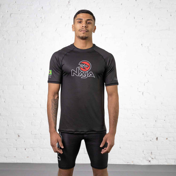 Rash Guard Manga Murta Black Naja