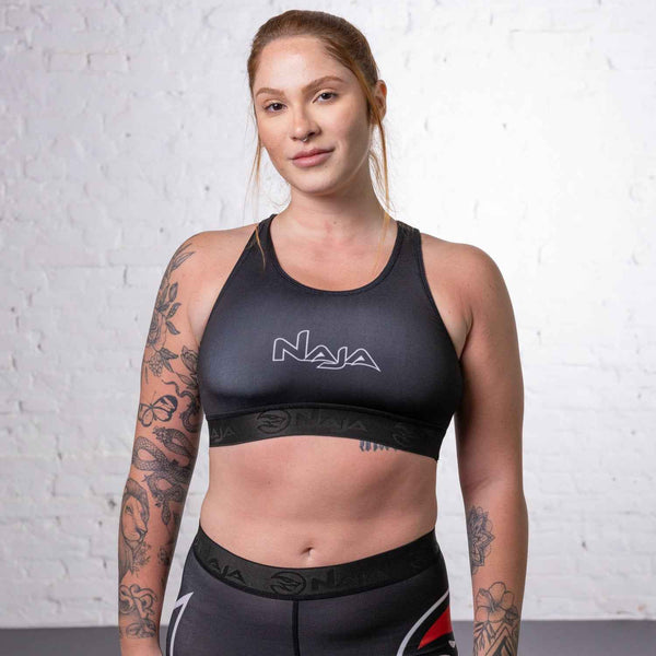 Top Compressão Feminino Preto Naja