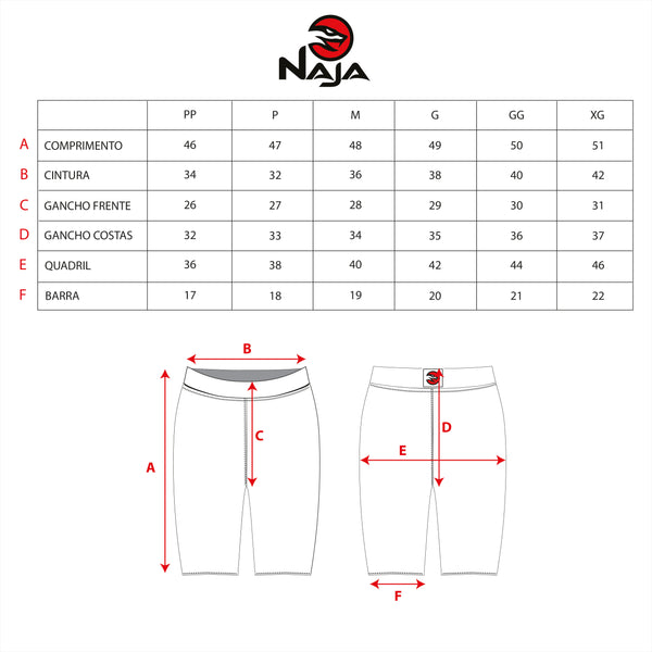 BERMUDA COMPRESSÃO MASCULINA - NAJA