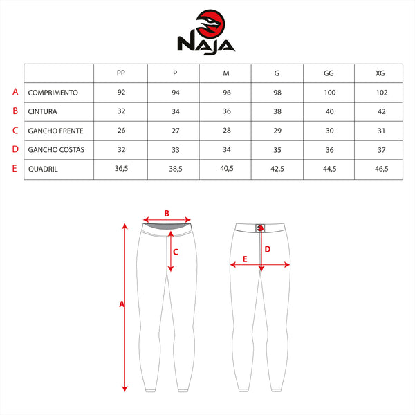 CALÇA DE COMPRESSÃO MASCULINA - NAJA