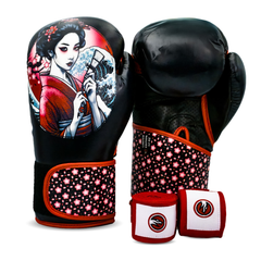KIT BOXE E MUAY THAI LUVA + BANDAGEM NAJA PAÍSES