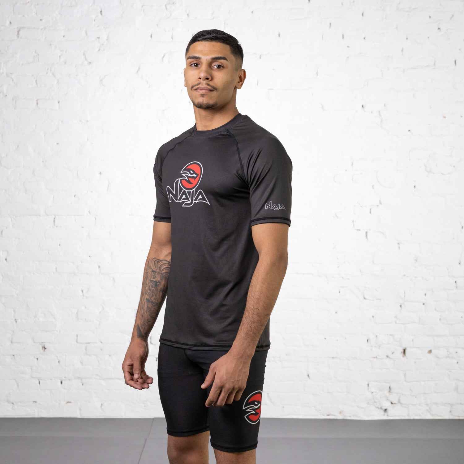 Rash Guard Manga Murta Black Naja
