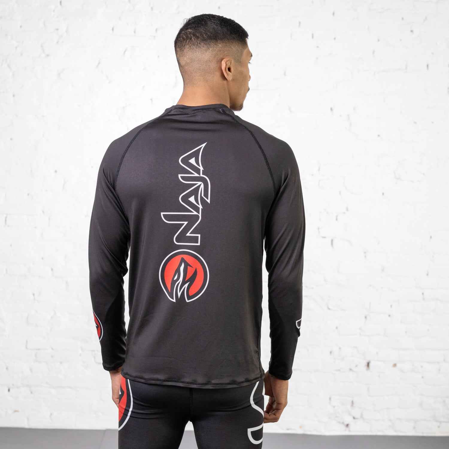Rash Guard Black Manga Longa Naja