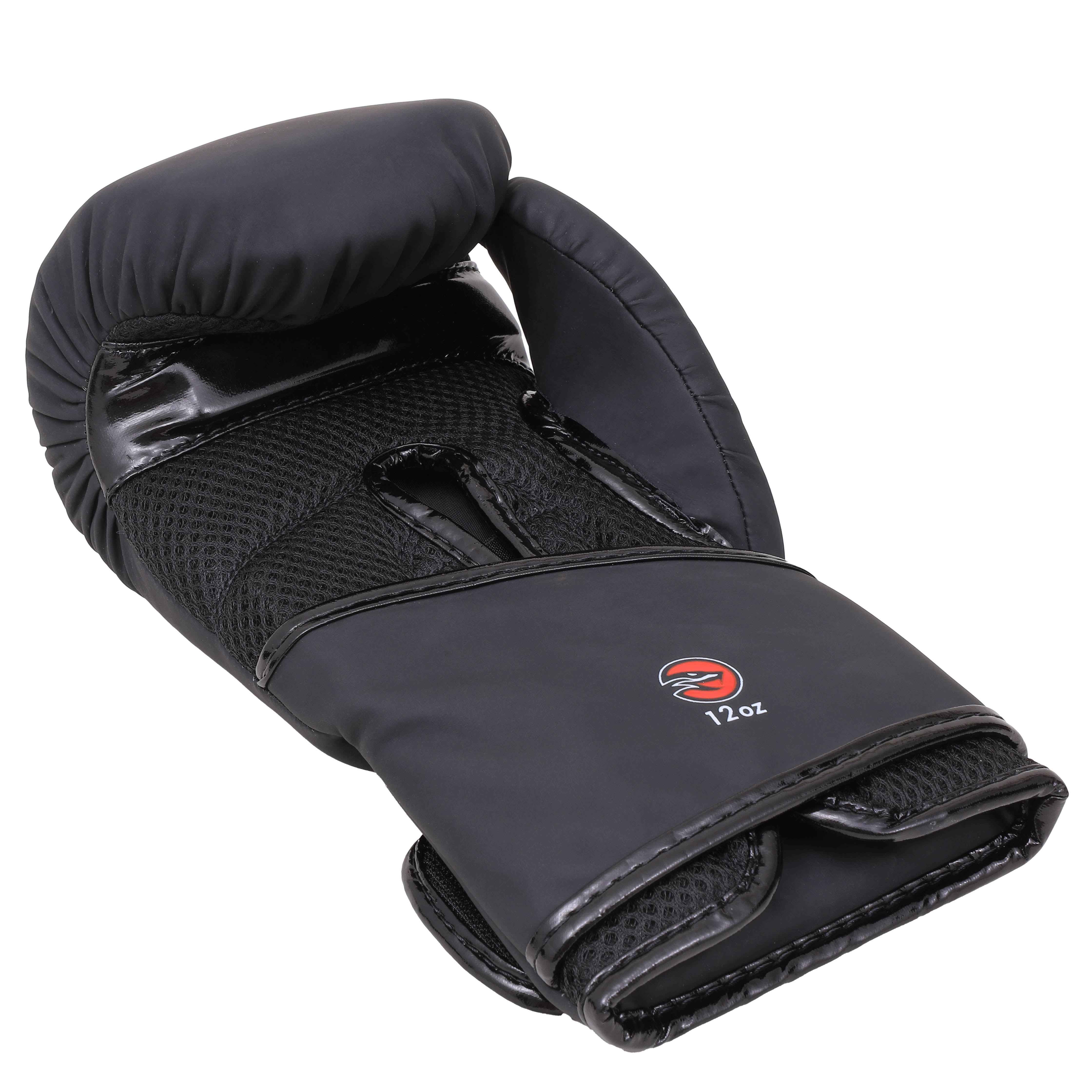 Kit Boxe e Muay Thai Luva + Bandagem + Bucal Naja Black Line