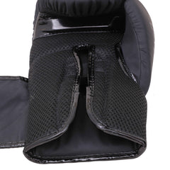 Kit Boxe e Muay Thai Luva + Bandagem + Bucal Naja Black Line