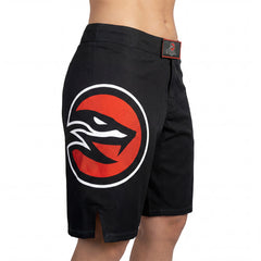 BERMUDA MMA MASCULINA PRETO E VERMELHO - NAJA