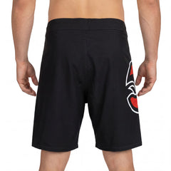 BERMUDA MMA MASCULINA PRETO E VERMELHO - NAJA