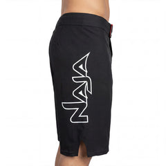 BERMUDA MMA MASCULINA PRETO E VERMELHO - NAJA