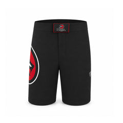 BERMUDA MMA MASCULINA PRETO E VERMELHO - NAJA