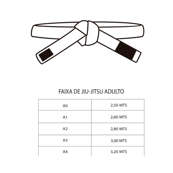 FAIXA DE JIU-JITSU - NAJA