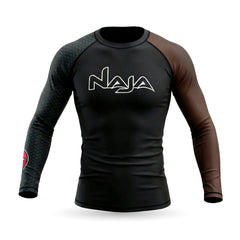 RASH GUARD MANGA LONGA UNISSEX JIU-JITSU SNAKE - NAJA