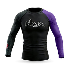 RASH GUARD MANGA LONGA UNISSEX JIU-JITSU SNAKE - NAJA