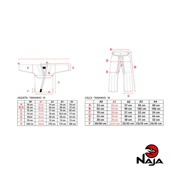 KIMONO HANZO 450G UNISSEX - NAJA