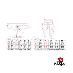 KIMONO HANZO 450G UNISSEX - NAJA