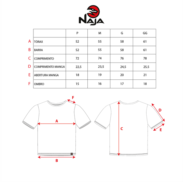 CAMISETA UNISSEX - NAJA